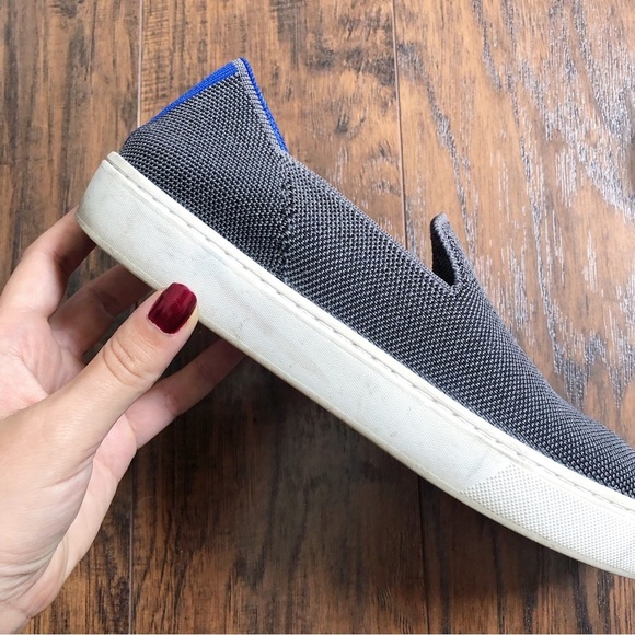 Rothy’s • The Original Slip On Sneaker retired color Steel Gray discontinued - Picture 13 of 16